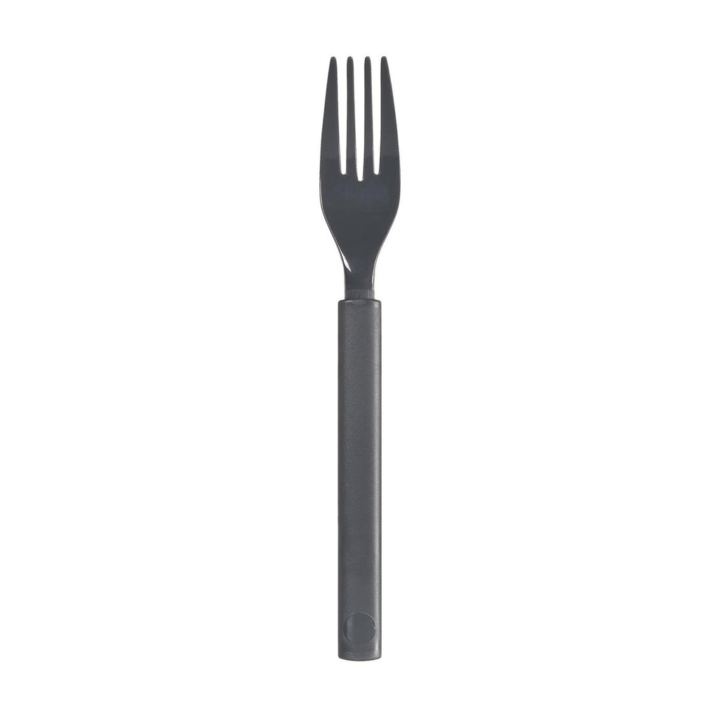 Duni kunststof vorken granite 18cm 6st