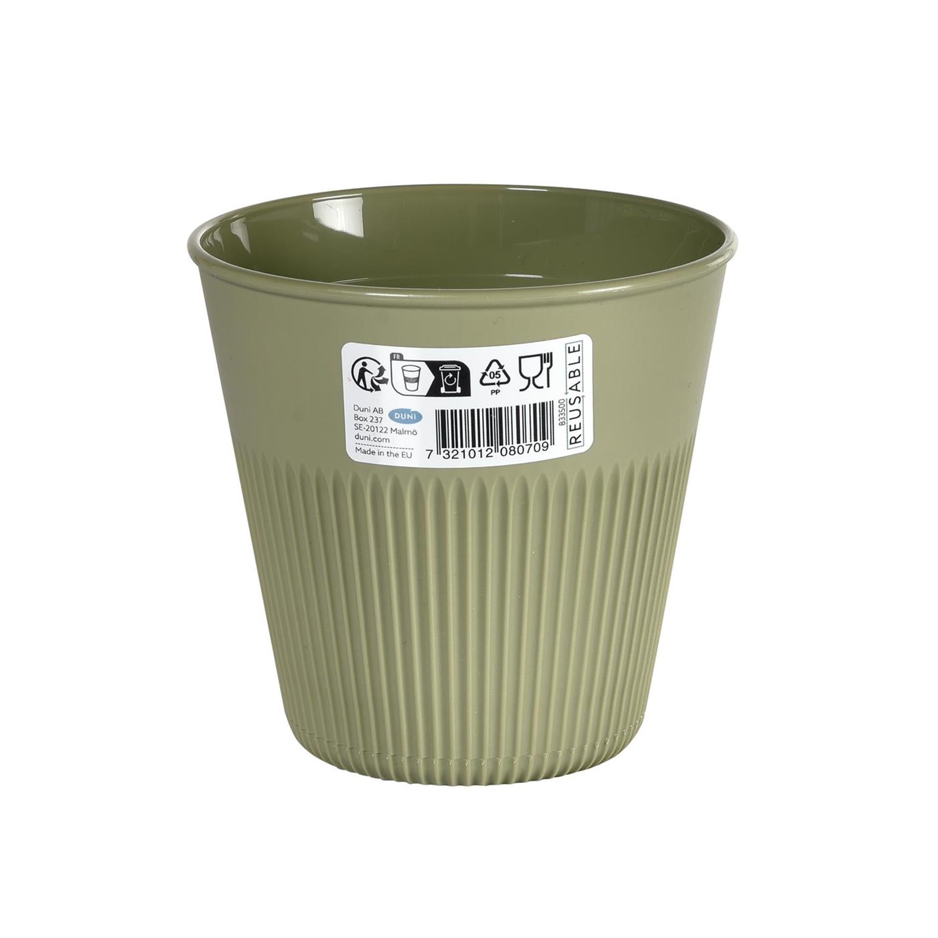 Duni kunststof beker hot stripes 24cl