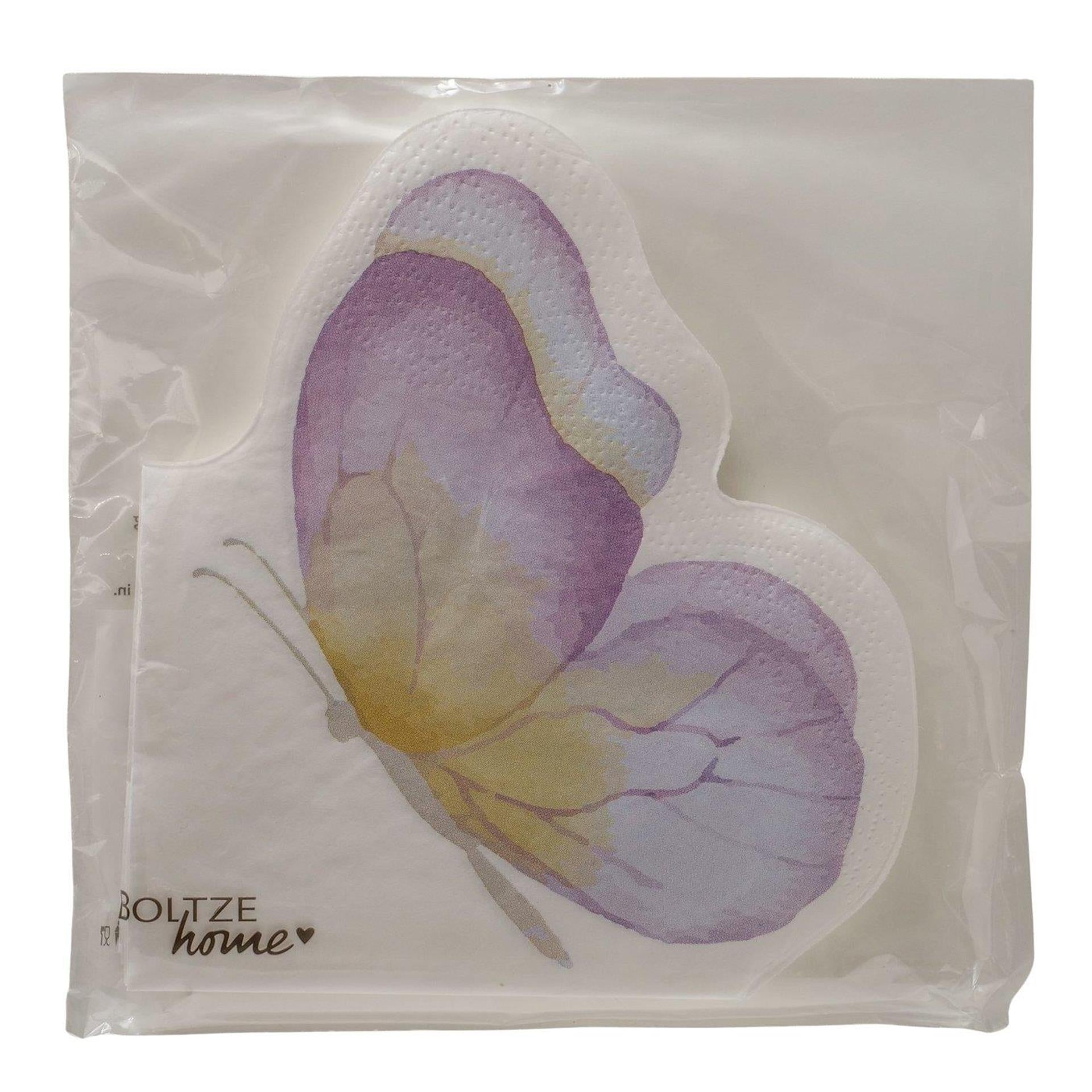 Boltze home servetten vlinder 16x15cm