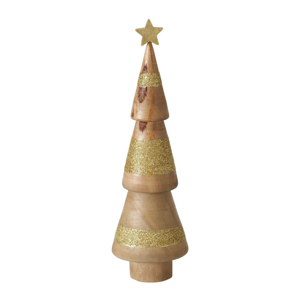 Boltze home decoratieve kerstboom luminara h20cm moeraspijnboom (pinus elliottii)