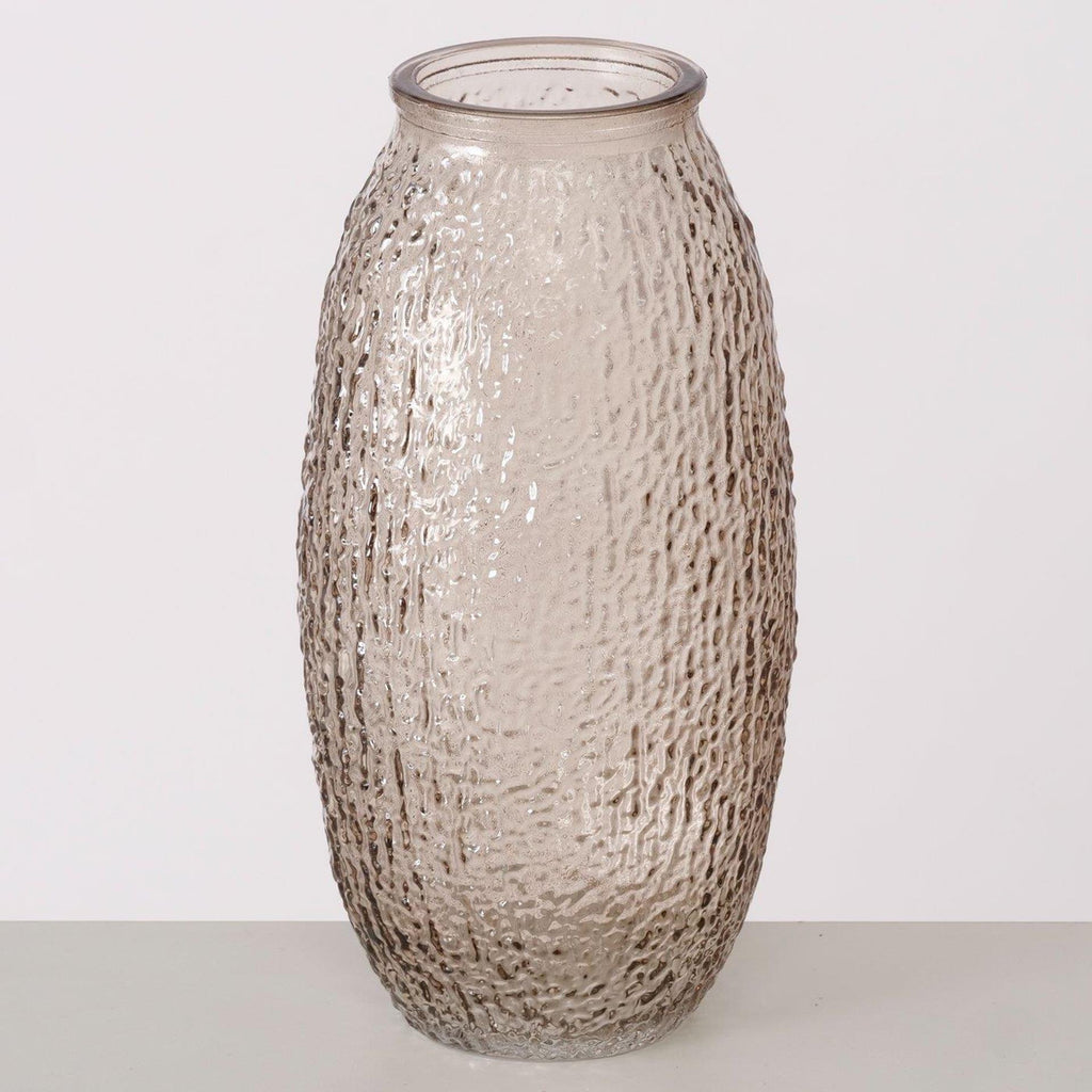 Boltze home vaas h20cm glas beige