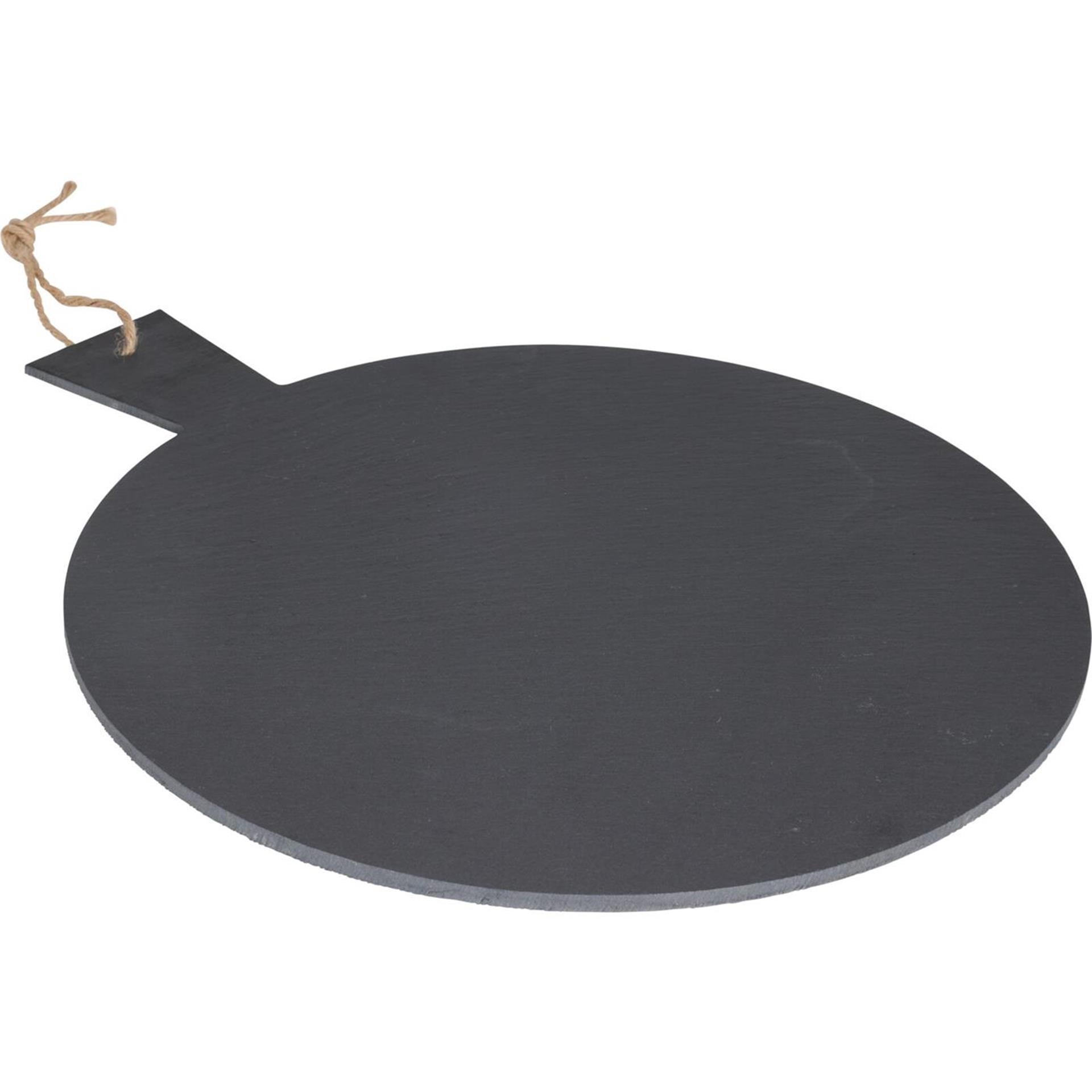 Excellent houseware serveerplateau leisteen ø35cm