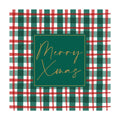 Duni servetten xmas check 33x33cm