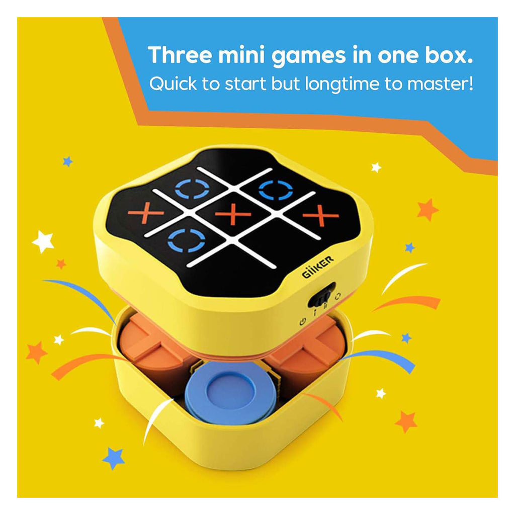 Giiker Tic-Tac-Toe Bolt Game gelb