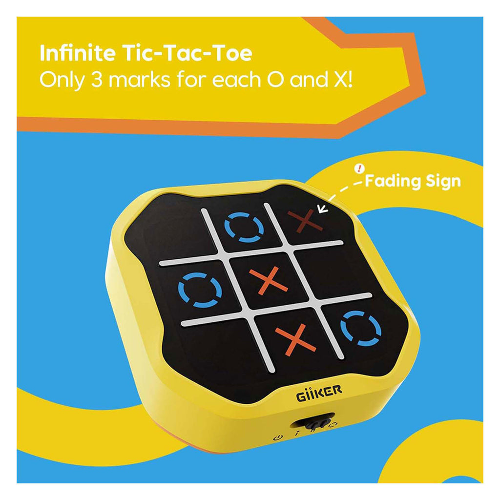 Giiker Tic-Tac-Toe Bolt Game gelb