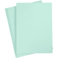 Karton, a4, vel 210x297 mm, 210 gr, pastel groen, 10 vel 1 doos