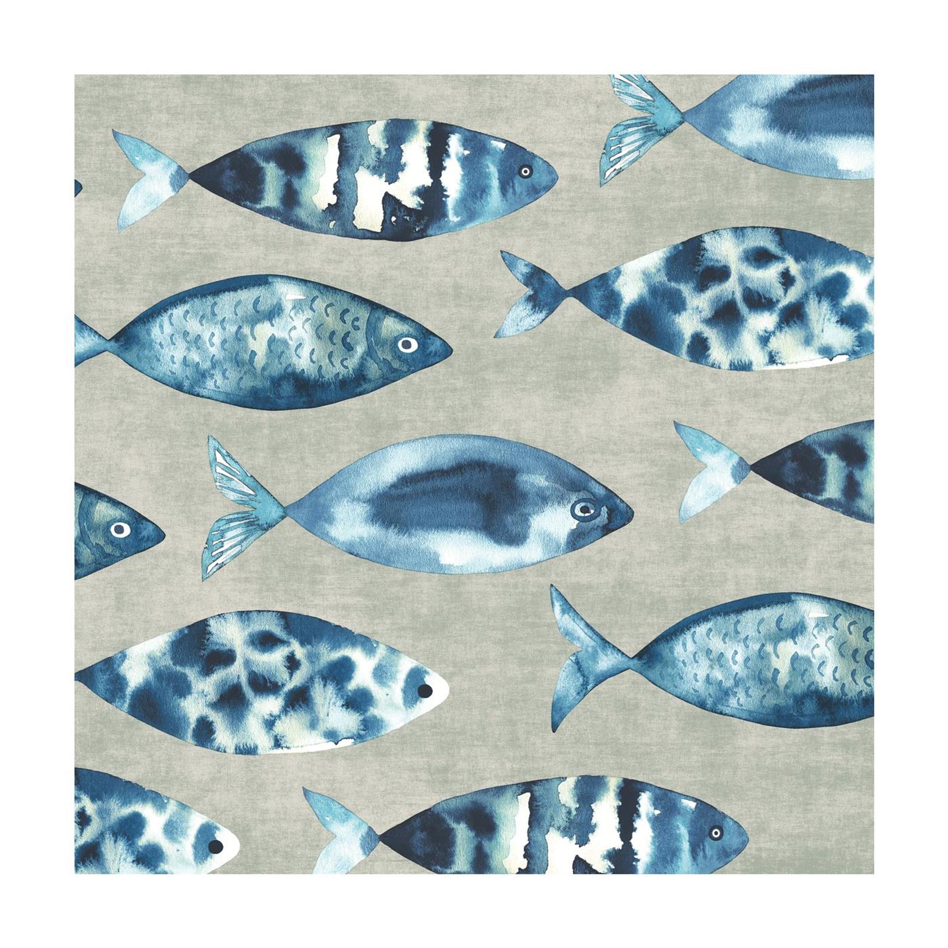 Duni servetten high tide fish 33cm