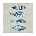Duni servetten high tide fish 24cm