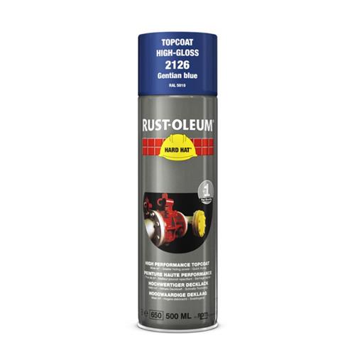 Rust-oleum spuitbus blauw ral5010 500ml