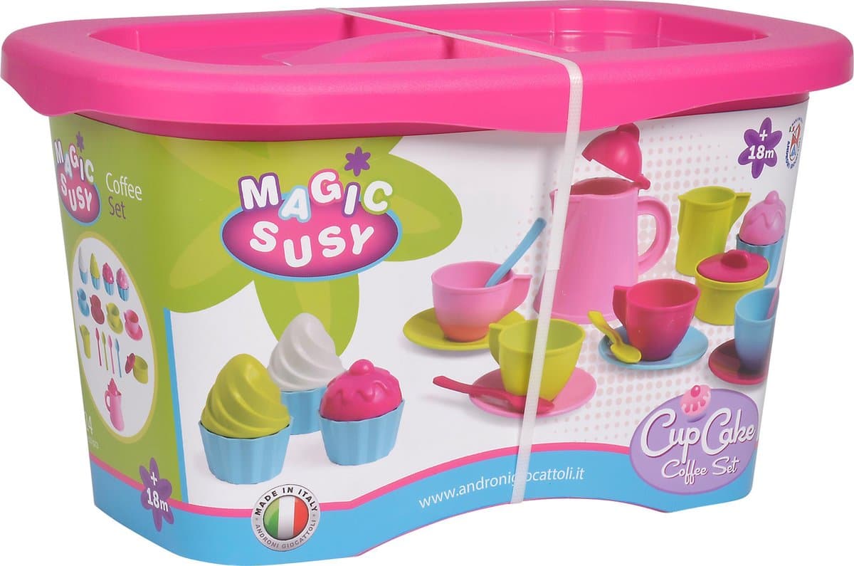 Simba Kaffee-Cupcake-Set in Aufbewahrungsbox