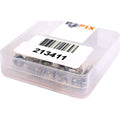 Bofix spatbordoogklembout verchroomd voor bleumels spatbord (12 stuks)
