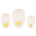 Vaessen creative pons set - figuurpons - harten - 3 st. - 1,3 tot 3,6 cm