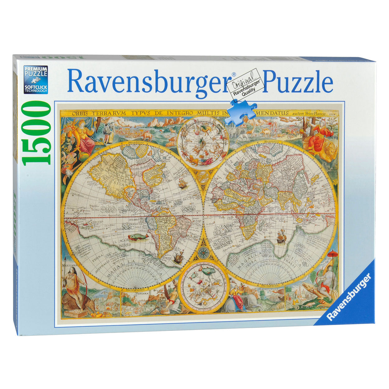 Ravensburger Historische Karte, 1500 Stück.
