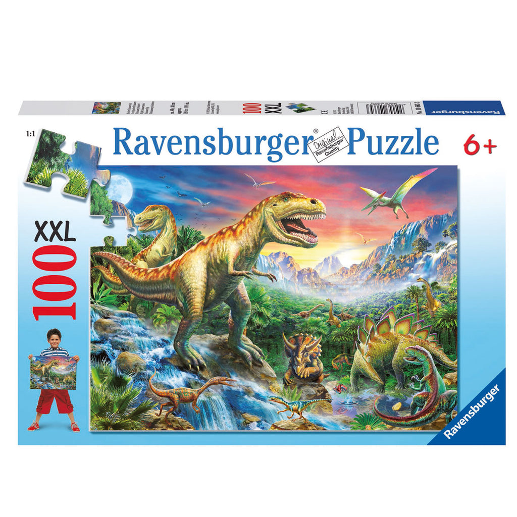 Ravensburger puzzel bij de dinosaurussen - legpuzzel - 100 stukjes