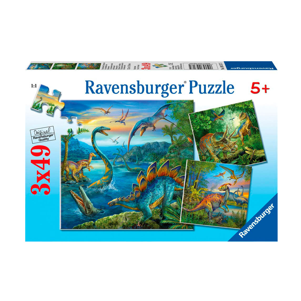 Ravensburger Dinosaurier, 3x49Stk.