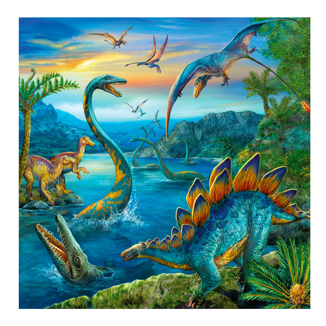 Ravensburger Dinosaurier, 3x49Stk.