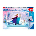 Ravensburger - Gefrorenes Puzzle: Schwestern für immer 2x24 Teile
