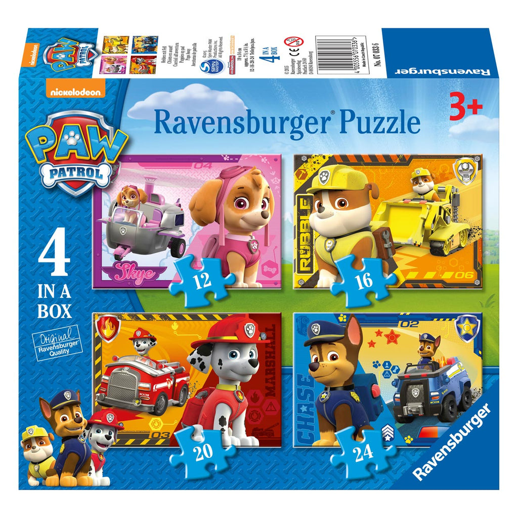 Ravensburger Puzzle Cubs on the Road, 4in1
