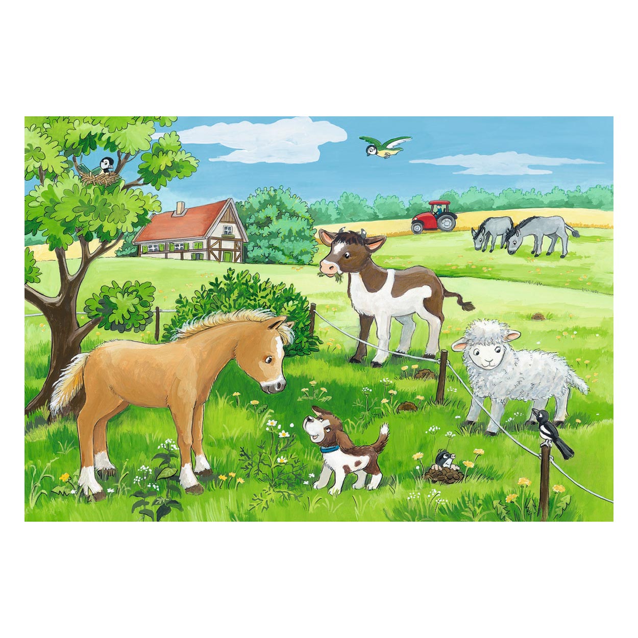 Ravensburger Jungtiere auf dem Land, 2x12 Stück.