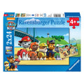 Ravensburger Paw Patrol Puzzle - Mutige Hunde, 2x24 Teile.