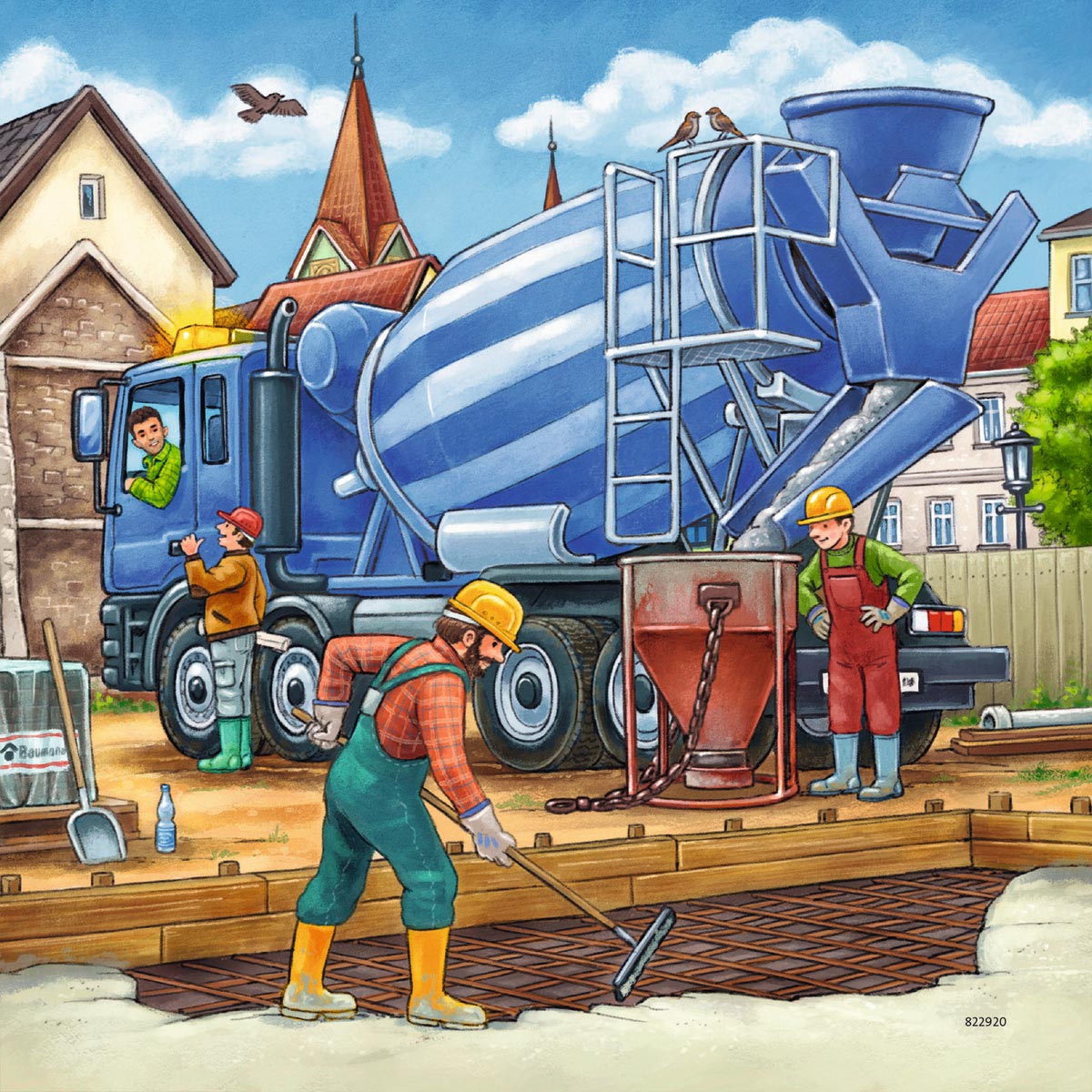 Ravensburger große Baumaschinen, 3x49st.