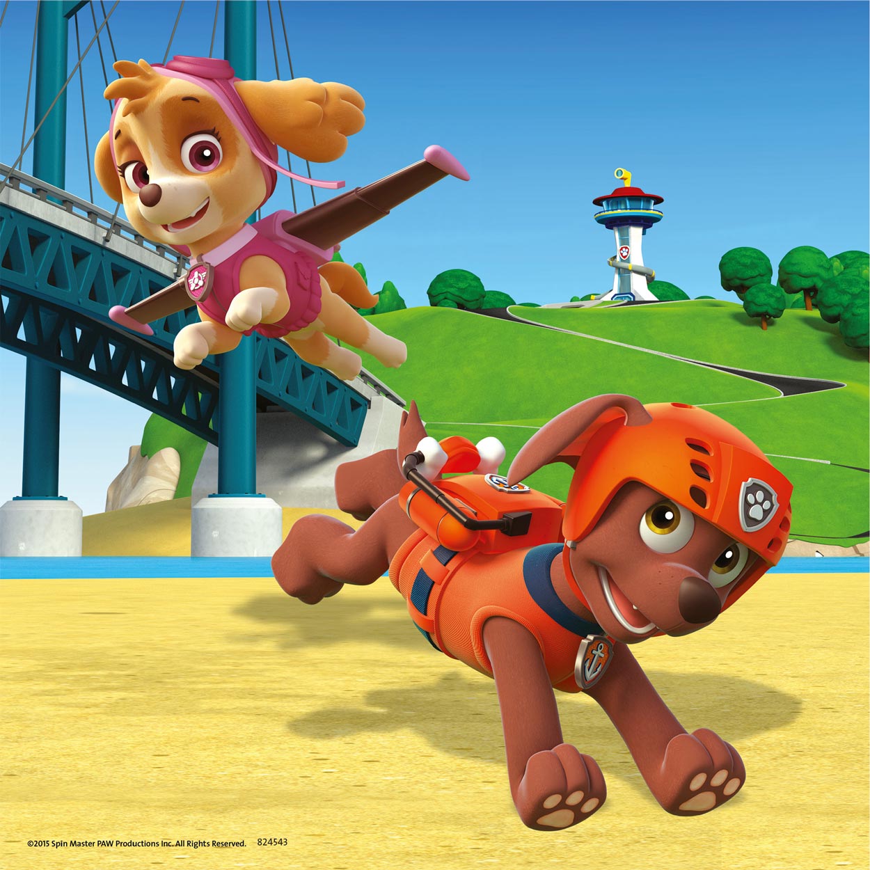Ravensburger Paw Patrol Puzzle - Team auf 4 Beinen, 3x49 Steine.