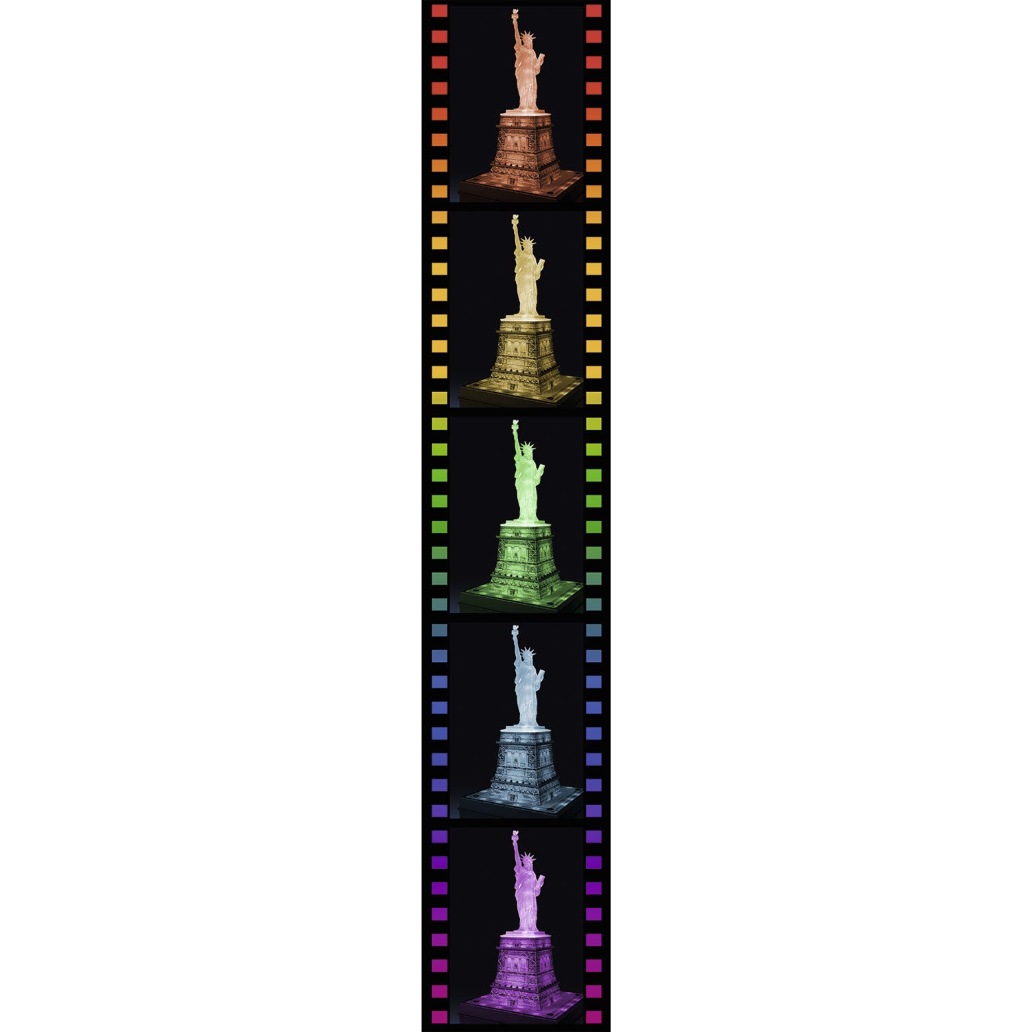 Ravensburger - 3D Puzzel - Vrijheidsbeeld Night Edition