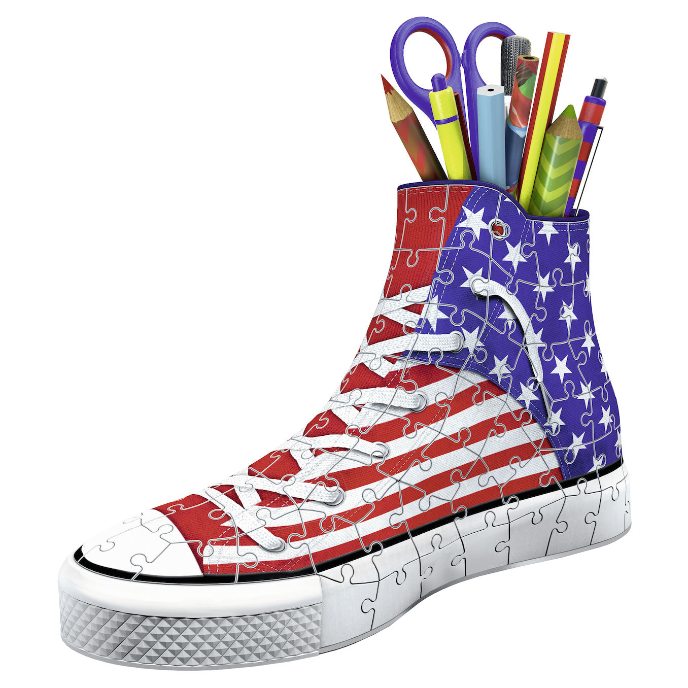 Ravensburger 3D-Puzzle – America Sneaker – 108 Teile.