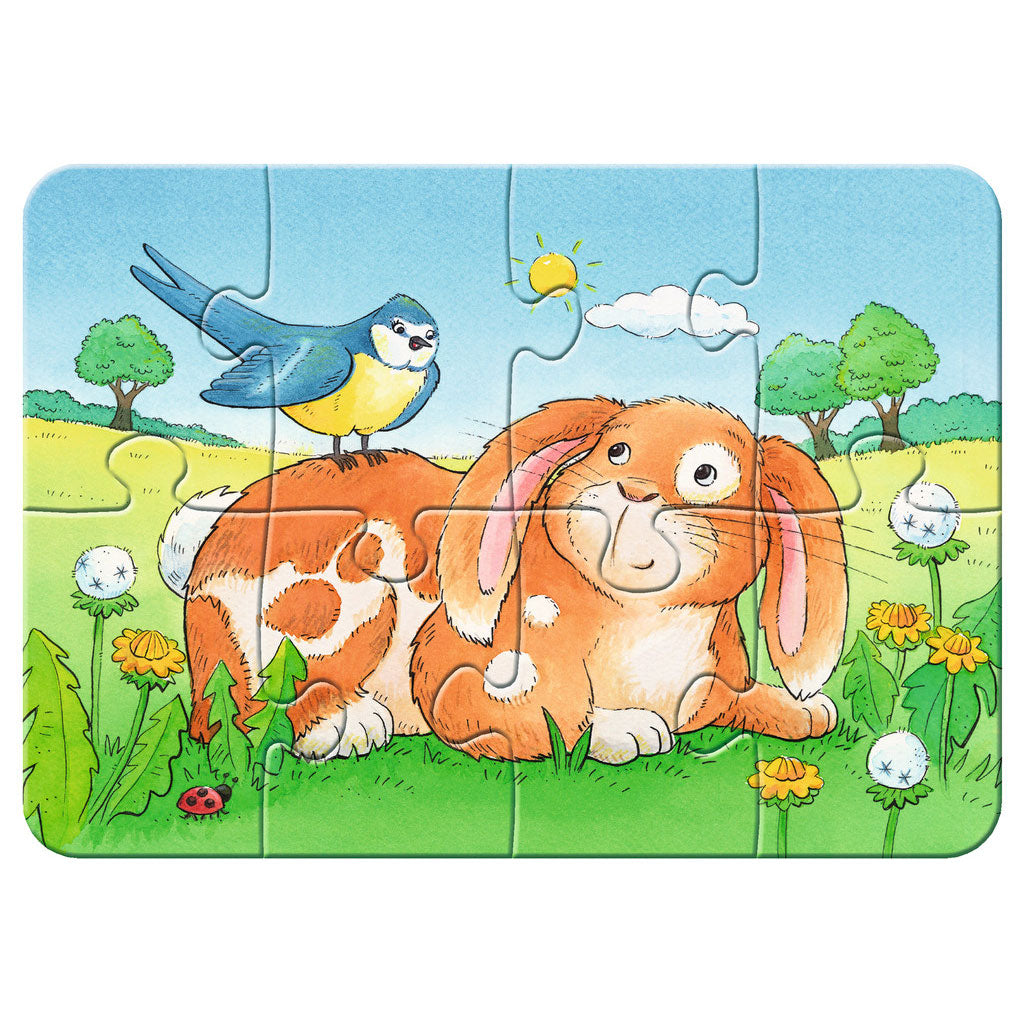 Ravensburger niedliches Haustier-Puzzle, 4-in-1