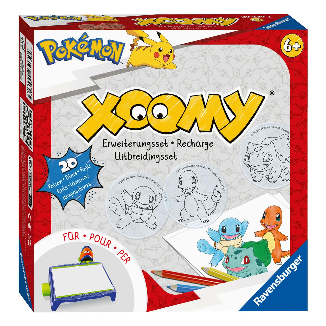 Ravensburger Xoomy Nachfüllpackung – Pokémon