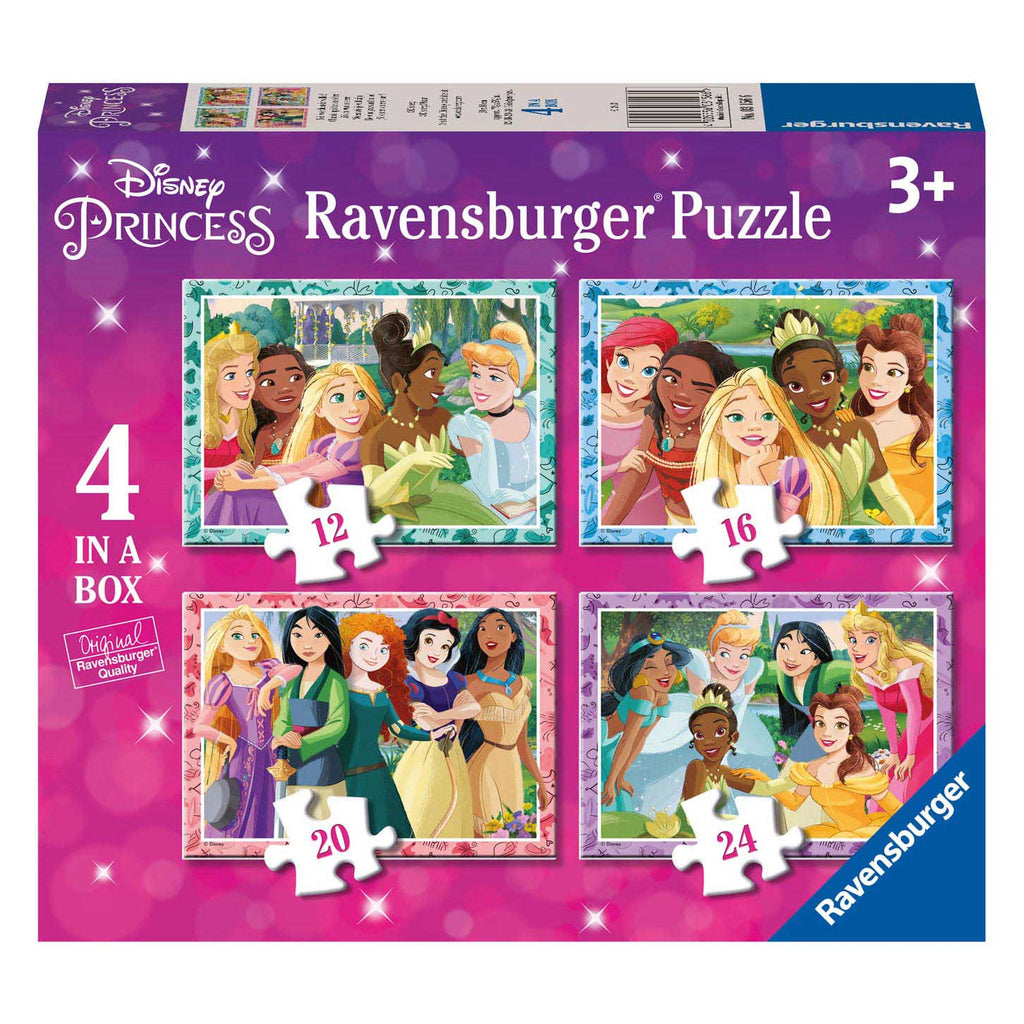 Ravensburger Puzzles Disney Prinzessin, 4 in 1
