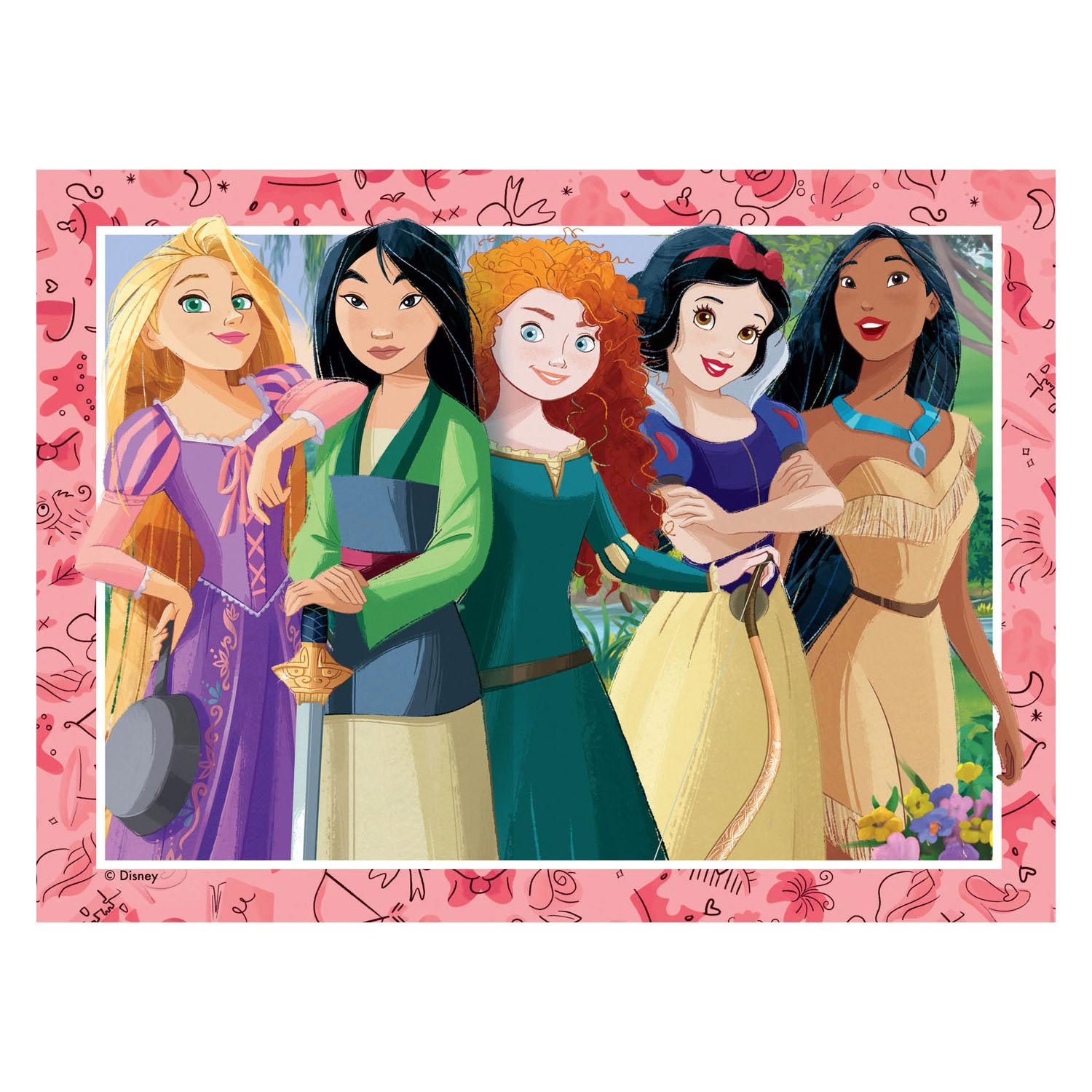 Ravensburger Puzzles Disney Prinzessin, 4 in 1