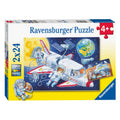 Ravensburger Puzzle Reise durch den Weltraum, 2x24 Teile.