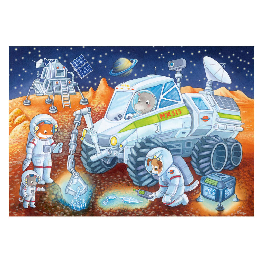 Ravensburger Puzzle Reise durch den Weltraum, 2x24 Teile.