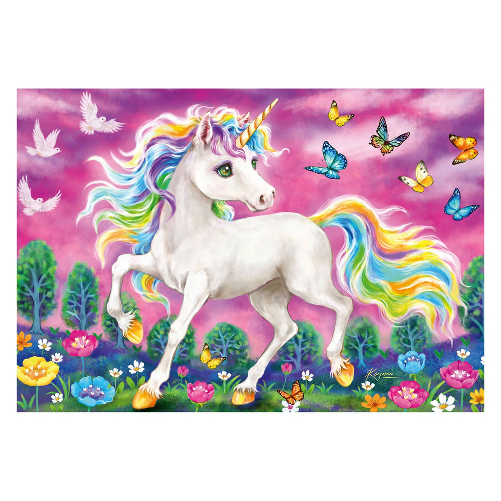 Ravensburger puzzel unicorn and pegasus - legpuzzel - 2x24 stukjes