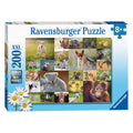 Ravensburger Puzzle „Niedliche Babytiere“, 200 Teile, XXL