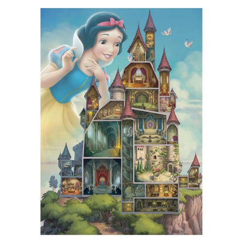 Ravensburger Puzzle Disney Burgen - Schneewittchen, 1000 Teile.