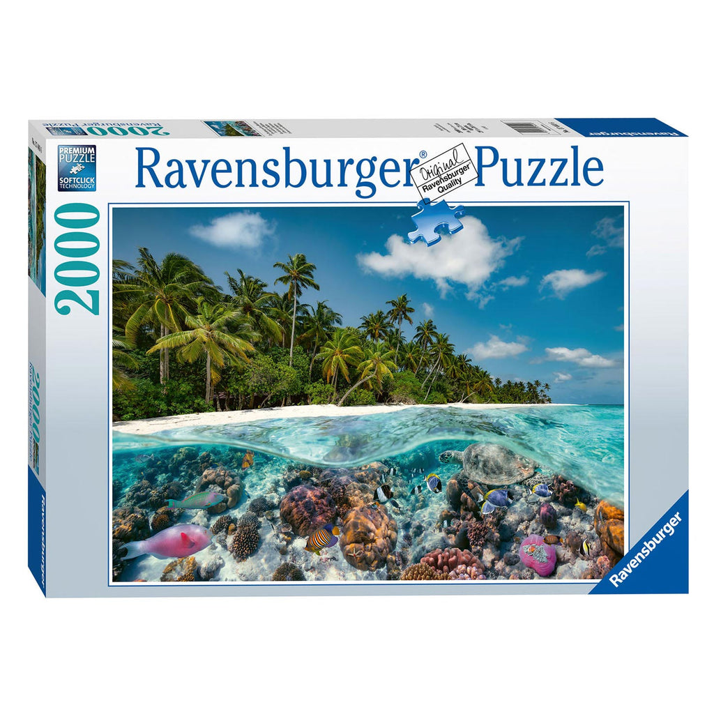 Ravensburger Puzzle Tauchen auf den Malediven, 2000 Teile.