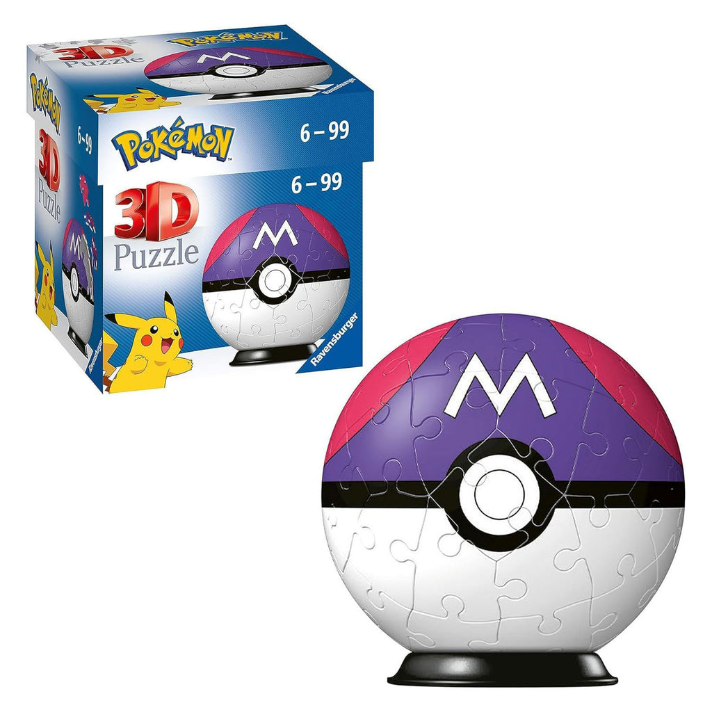 Ravensburger pokémon masterball 3d puzzel