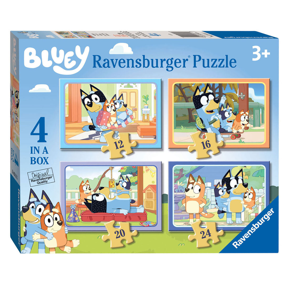 Ravensburger Bluey Puzzle 4 in 1