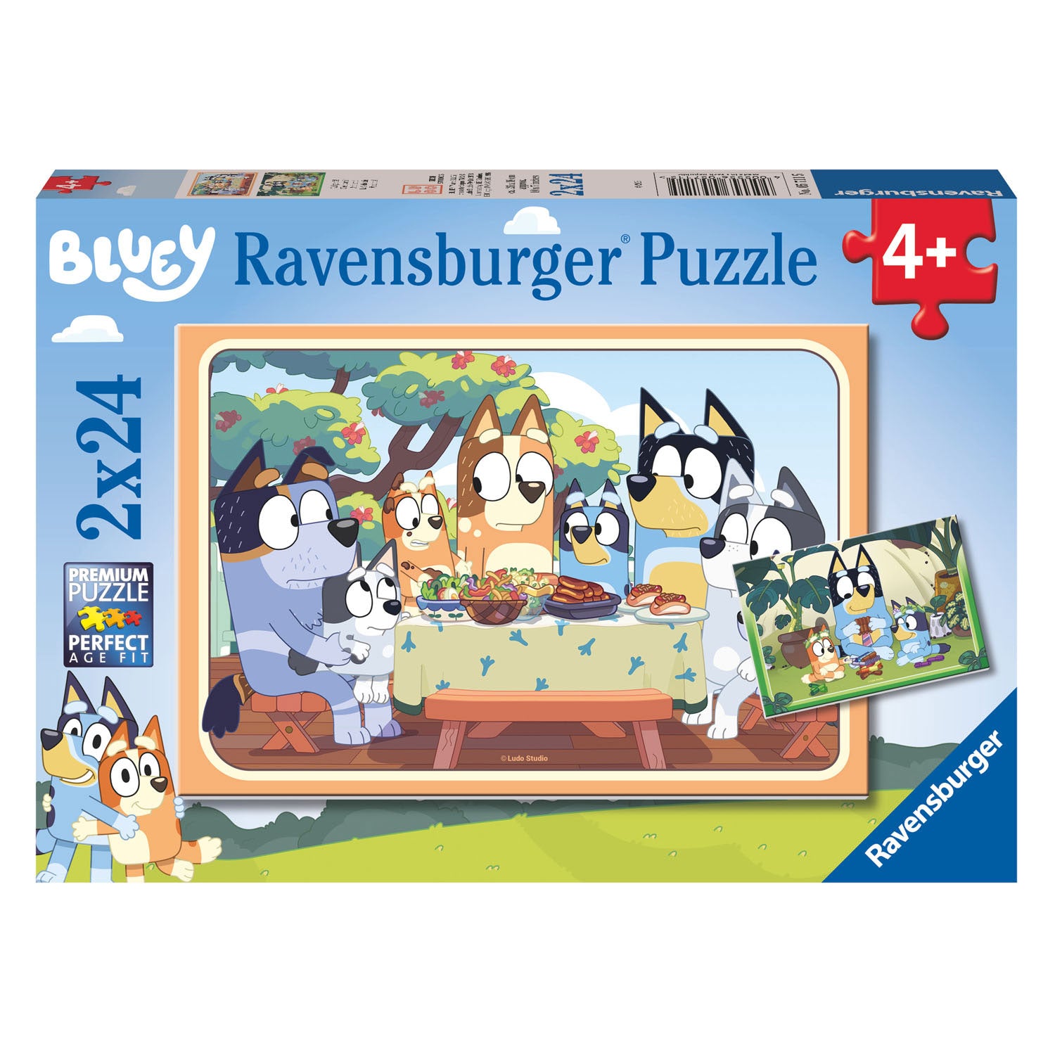 Ravensburger Puzzle Bluey 2x24 Teile