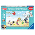 Ravensburger - Woezel Pip Summer and Winter Bein Puzzle 2x24 Teile