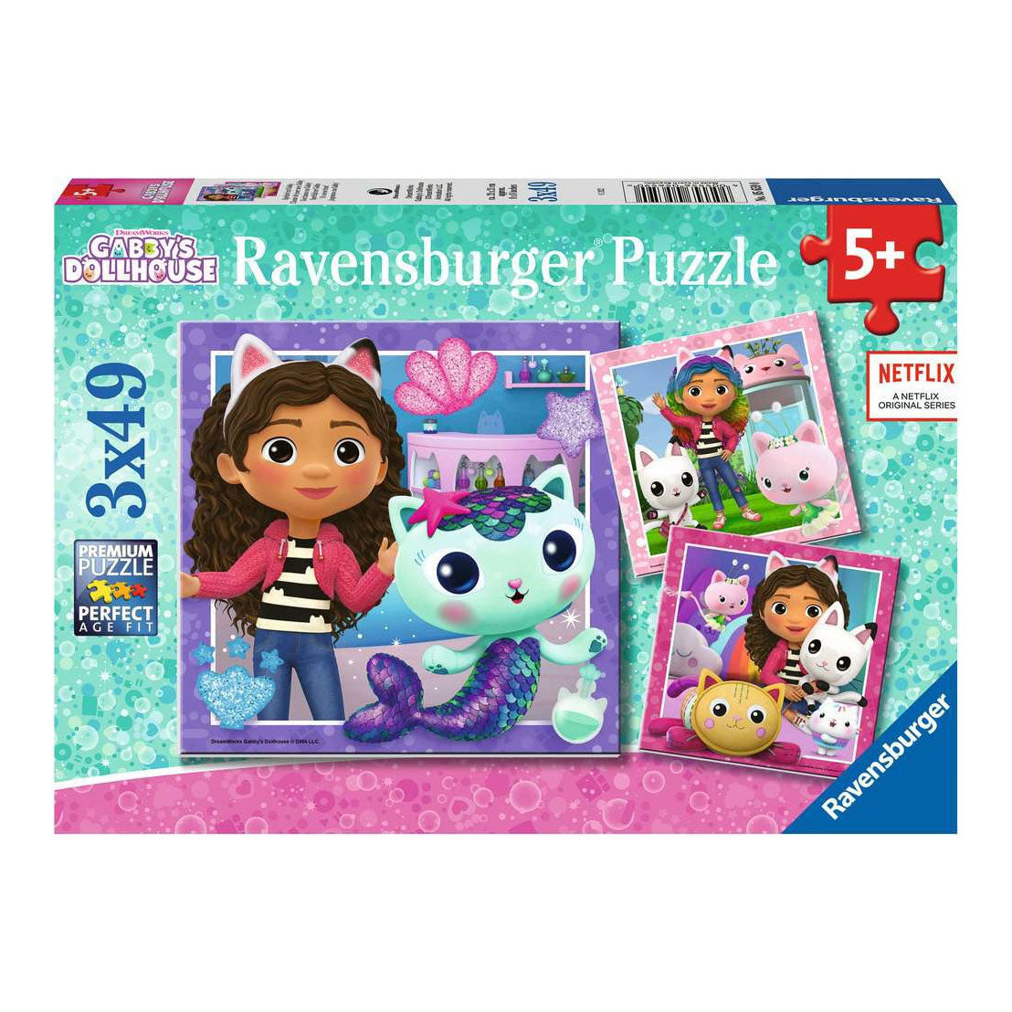 Ravensburger puzzel gabby 3x49pcs