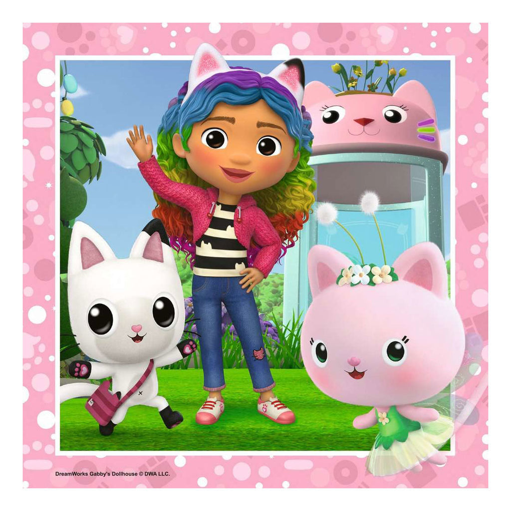 Ravensburger Gabby's Puppenhaus-Puzzle, 3x49 Teile.