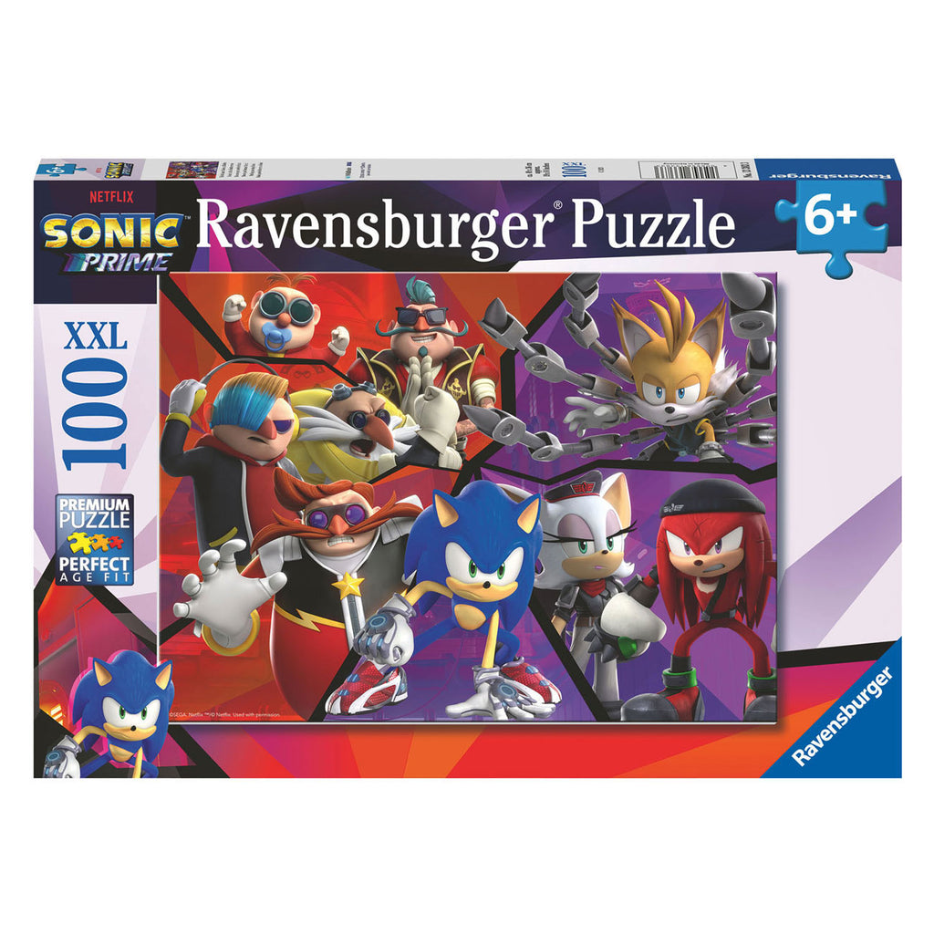Ravensburger Sonic Prime Puzzle XXL, 100 Teile.