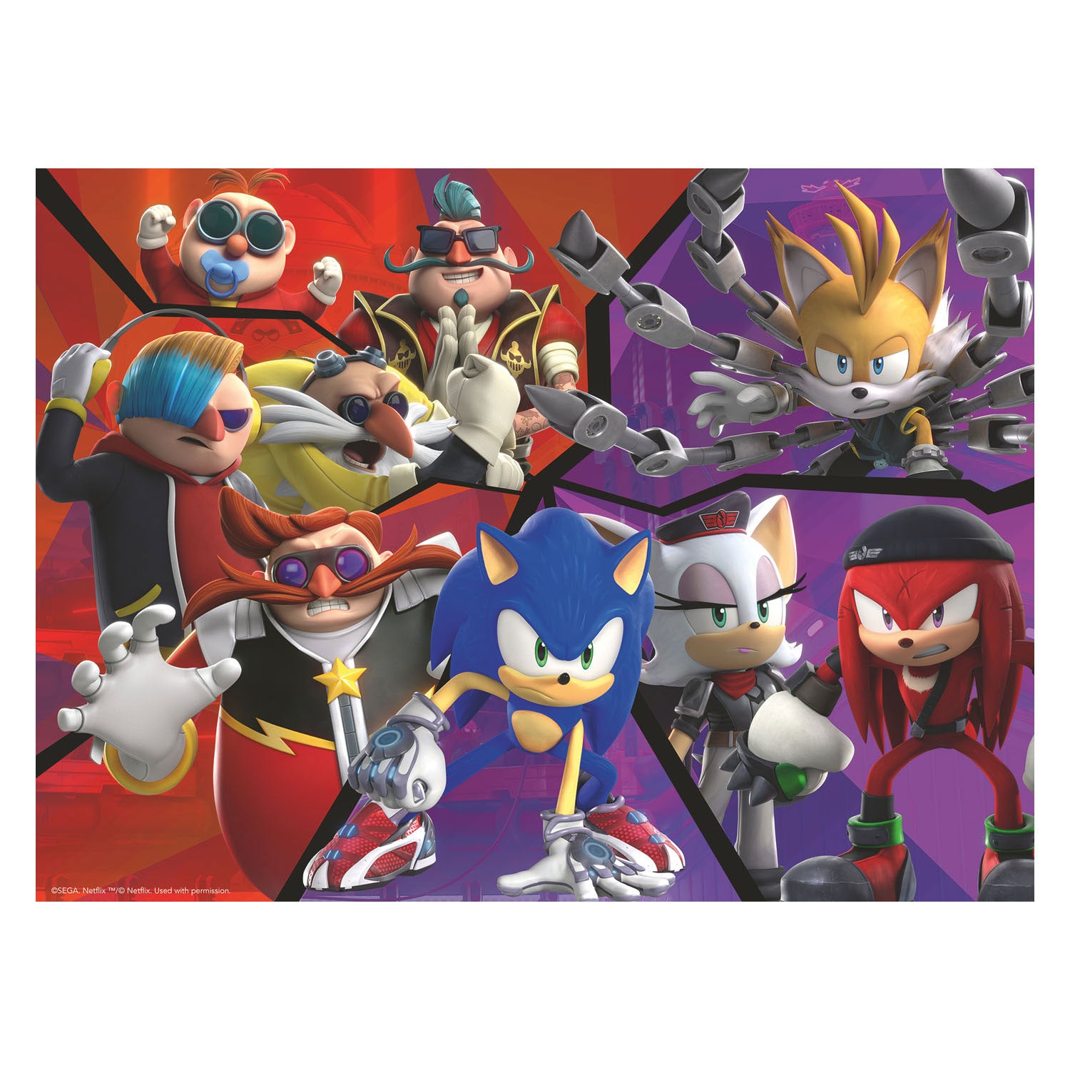 Ravensburger Sonic Prime Puzzle XXL, 100 Teile.
