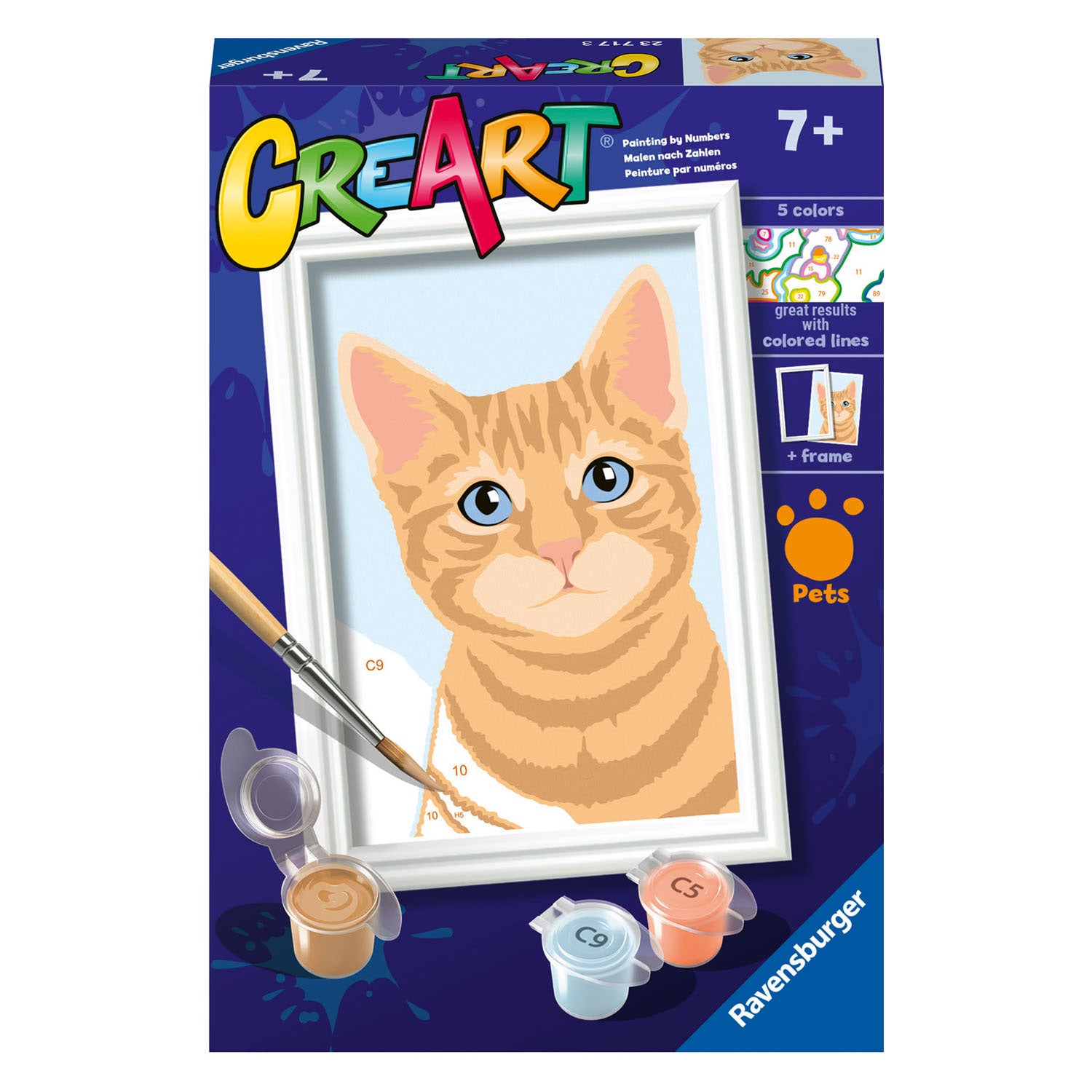 Ravensburger Creart Malen nach Zahlen roter Kater