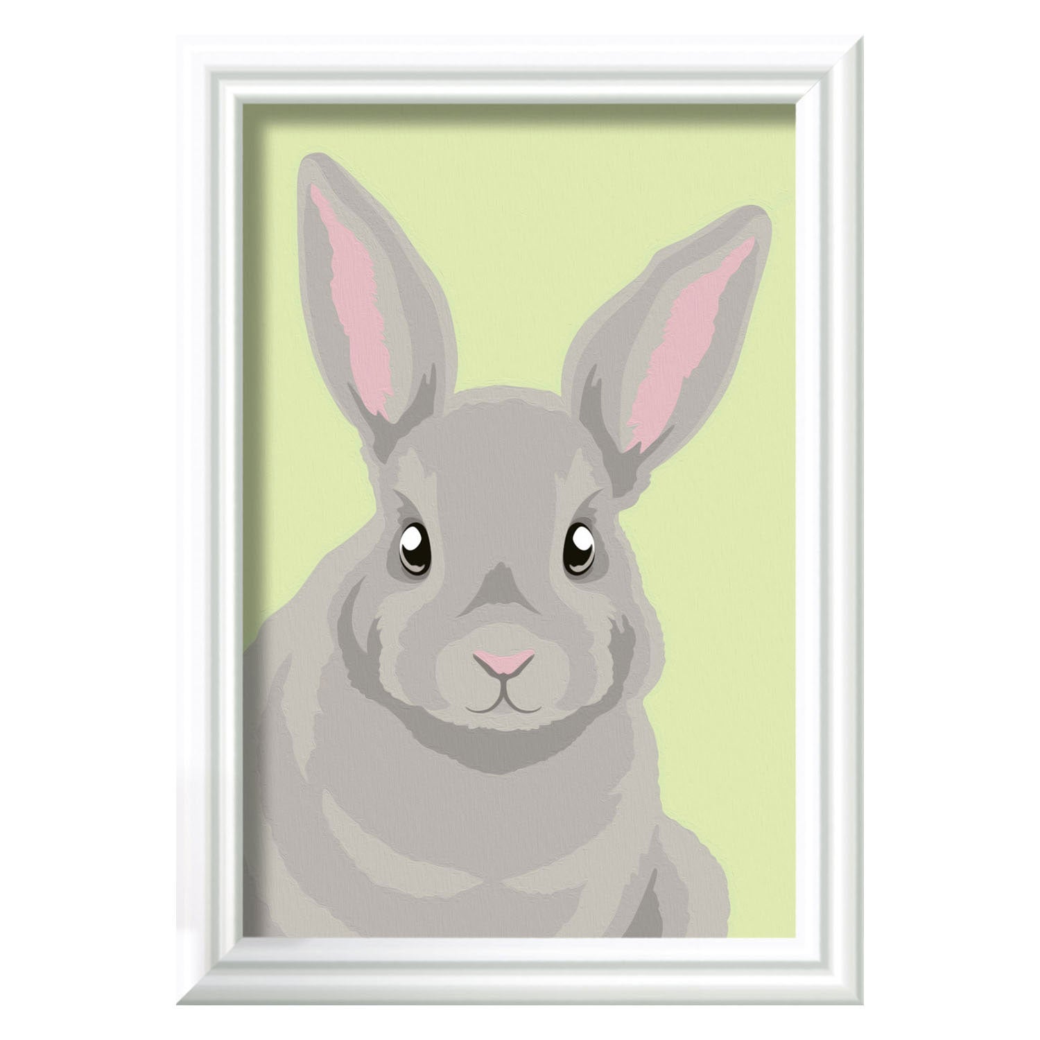 Ravensburger Creart Malen nach Zahlen – Grauer Hase
