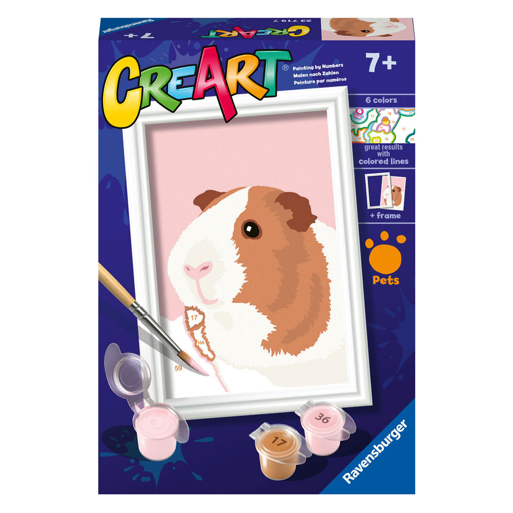 Ravensburger Creart Malen nach Zahlen – Meerschweinchen