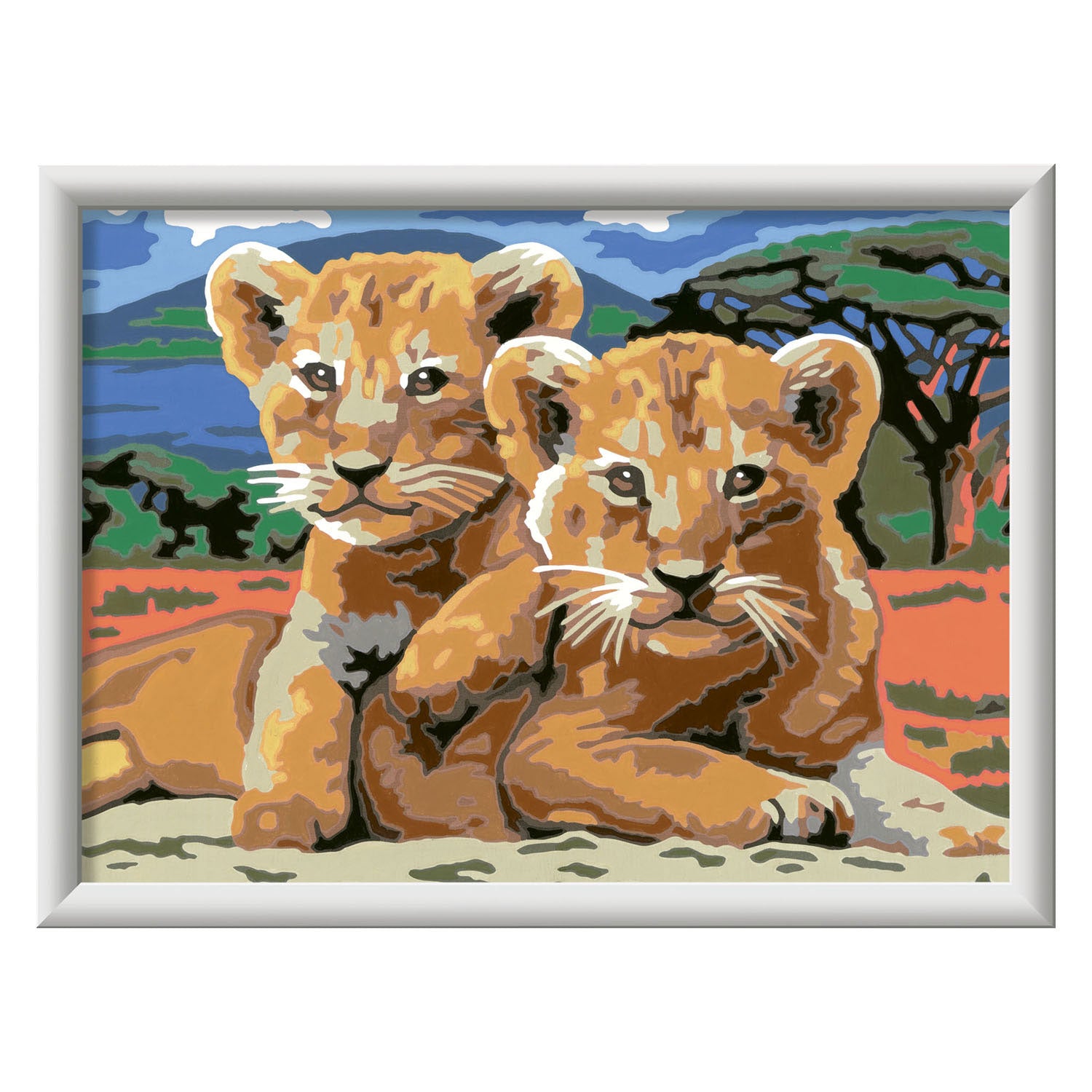 Ravensburger Creart Malen nach Zahlen – Kleine Löwenjunge